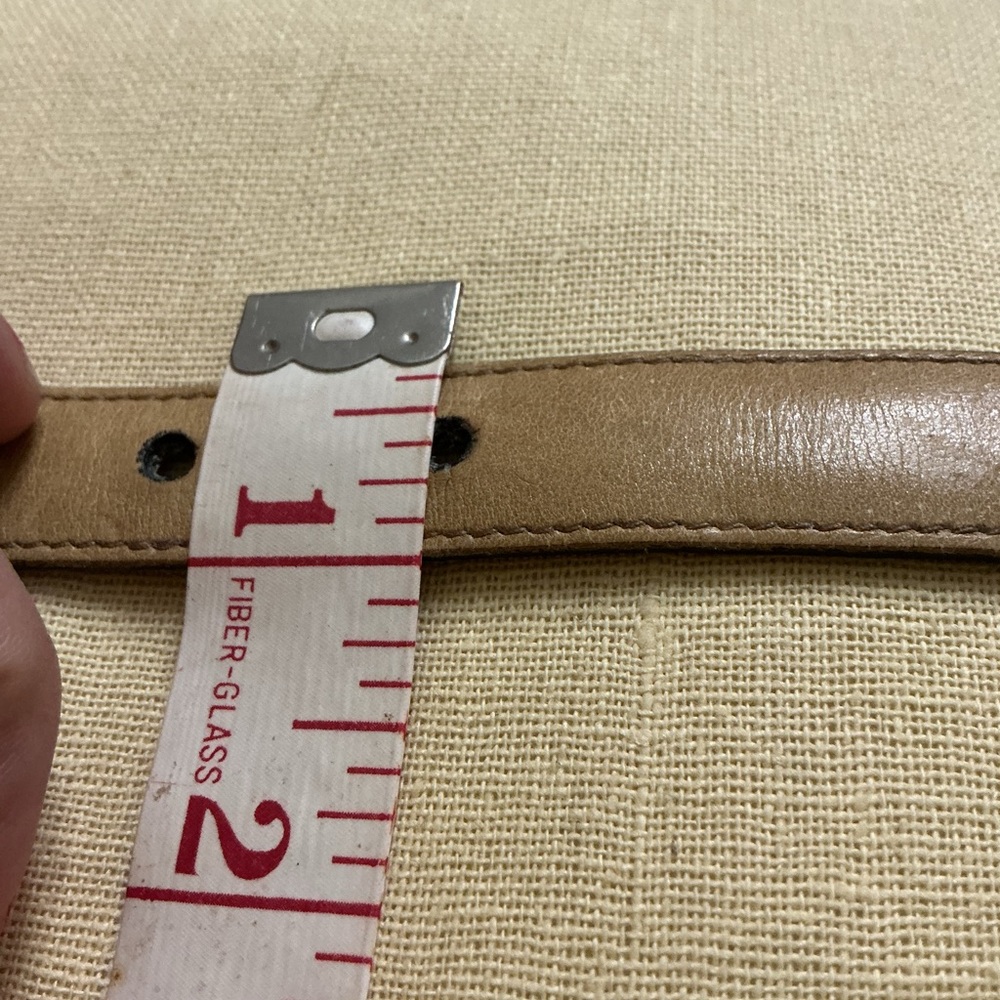 CHANEL Brown Leather Belt with Gold Logo Buckle - Picture 8 of 8